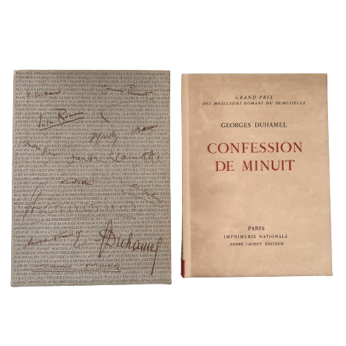 GEORGES DUHAMEL – CONFESSION DE MINUIT